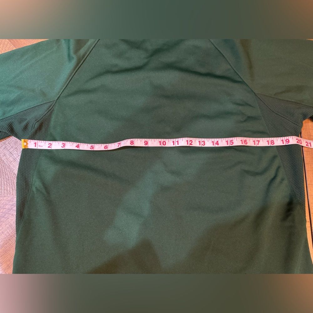 Under Armour Men's Dark Green Button-Up Baseball Jersey NWT - Picture 6 of 9